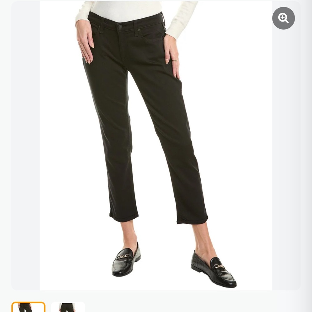 Rag & Bone Low-Rise Boyfriend Jeans Dylan Ankle Black - Picture 3 of 8